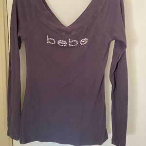 Bebe long sleeve shirt